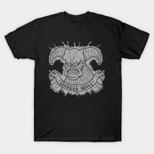 Thunder skull - gray ink T-Shirt